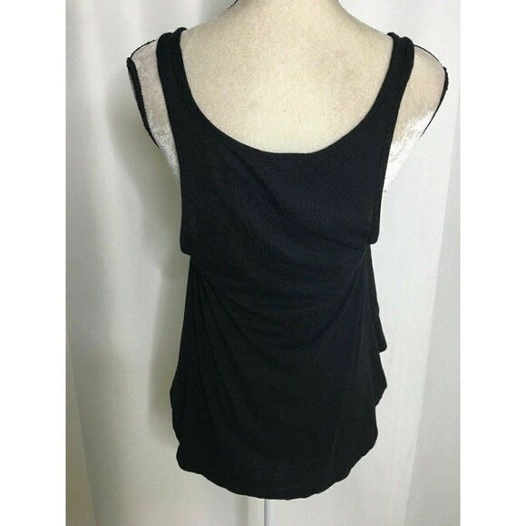 Bobi Scoop Neck Flare Cotton Viscose tank top - Picture 4 of 6